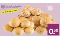 deen kies en mix minibroodjes