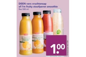 deen vers vruchtensap of i m fruity stoofperen smoothie