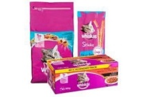 whiskas kattenvoer en snacks