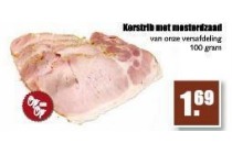 kerstrib met mosterdzaad