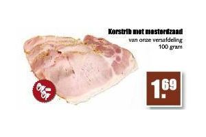 kerstrib met mosterdzaad