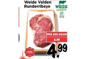 weide velden runderribeye nu eur4 99