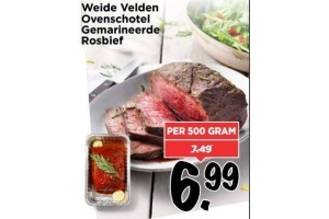 weide velden ovenschotel gemarineerde rosbief nu eur6 99