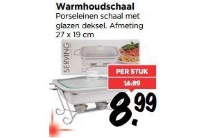 warmhoudschaal nu eur8 99 per stuk