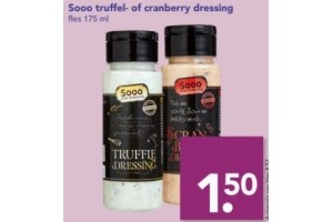 sooo truffel of cranberry dressing