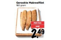 gerookte makreelfilet per pak nu eur2 49