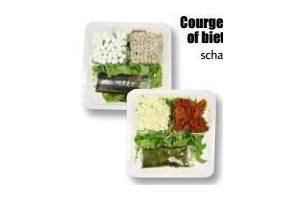 courgette carpaccio of bieten carpaccio