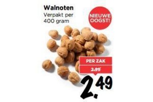 walnoten 400 gram nu eur2 49 per zak