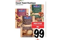 alle soorten haust toast rustique per stuk eur0 99