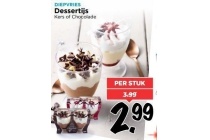dessertijs kers of chocolade