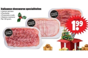 italiaanse vleeswaren specialiteit