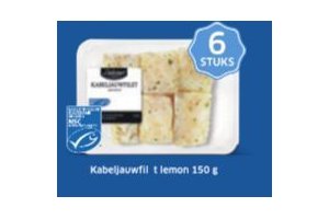 kabeljauwfilet lemon