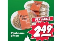 bakje pijnboompitten