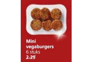 mini vegaburgers