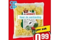 peka aardappelkerstboompjes