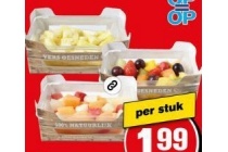 verse ananas fruitsalade of meloenmix