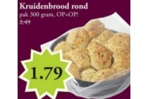 kruidenbrood rond nu eur1 79