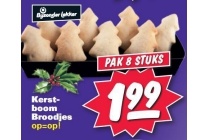 kerstboombroodjes