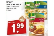 knorr mix voor saus