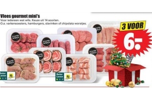 vlees gourmet mini s