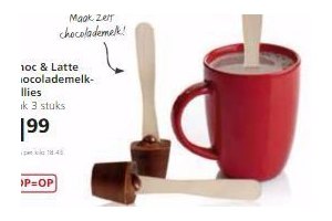 choc en latte chocolademelklollies