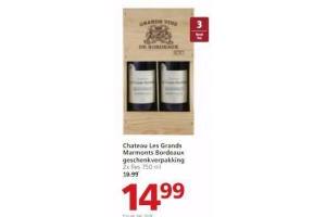 chateau les grands marmonts bordeaux geschenkverpakking