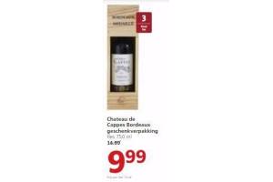 chateau de cappes bordeaux geschenkverpakking