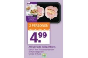 ah gevulde kalkoenfilets