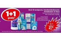 oral b tandpasta handtandenborstel mondwater of floss