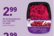 ah aardappelpuree met rode biet en appel