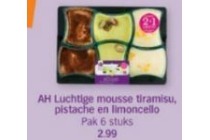 ah luchtige mousse tiramisu pistache en limoncello