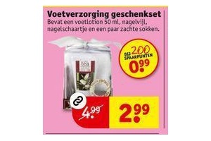 voetverzorging geschenkset