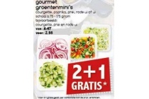 gourmet groentenmini s 2 1 gratis