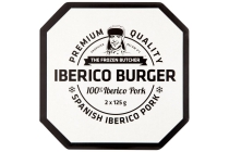 the frozen butcher iberico burger
