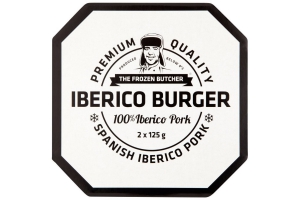 the frozen butcher iberico burger