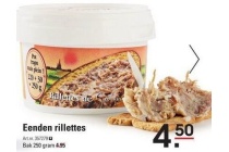eenden rillettes