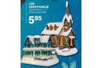 led kersthuisje