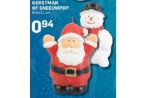 kerstman of sneeuwpop