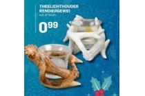 theelichthouder rendiergewei
