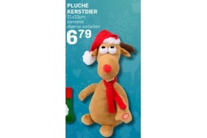 pluche kerstdier