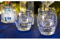 water glazen