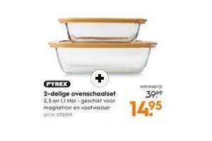 2 delige ovenschaalset