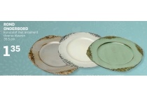 rond onderbord