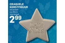 craquele kerstfiguur