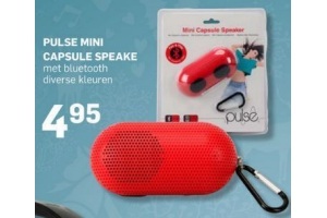 pulse mini capsule speaker