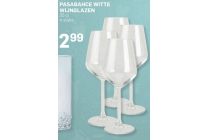 pasabahce witte wijnglazen