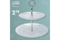 2 laags etagere