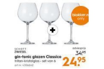 gin tonic glazen classico