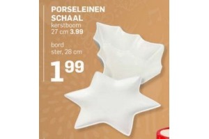 porseleinen schaal