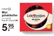 mini gehaktballen